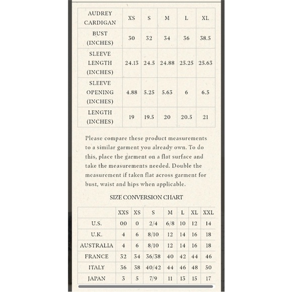 DoenNWT Audrey Cardigan in Cream Sumac Wool Sweater Size XS - Picture 6 of 8